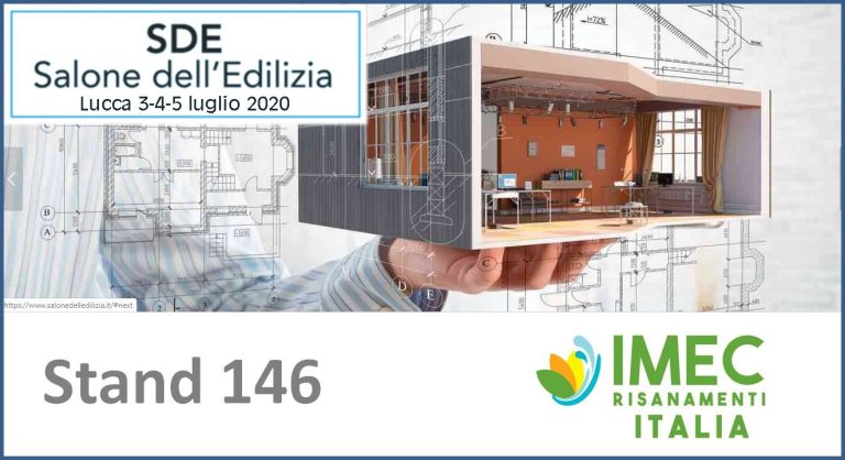 Imec Risanamenti Italia alla fiera SDE Lucca
