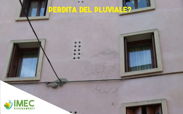 Nel pluviale condominiale è presente una perdita?